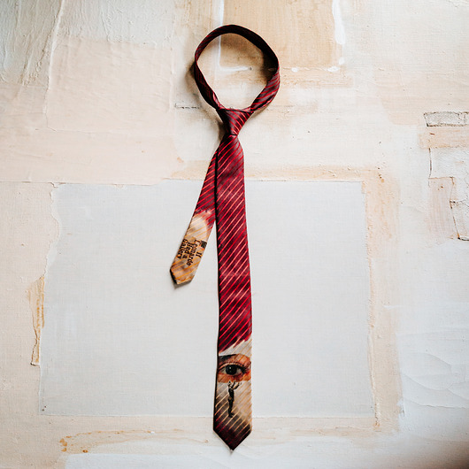 muszki i krawaty Jedwabny krawat OKO dla niej lub dla niego