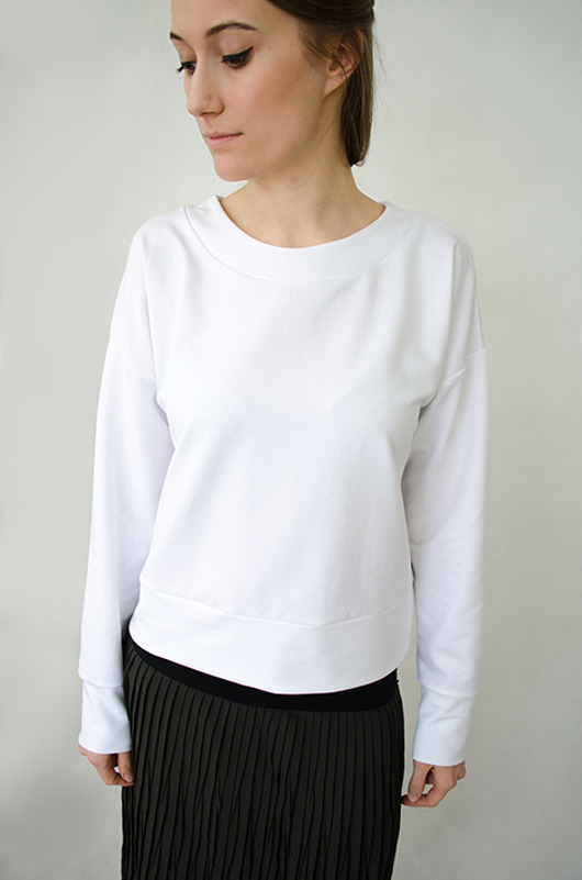 BLUZA LIGHT - biała hanushka