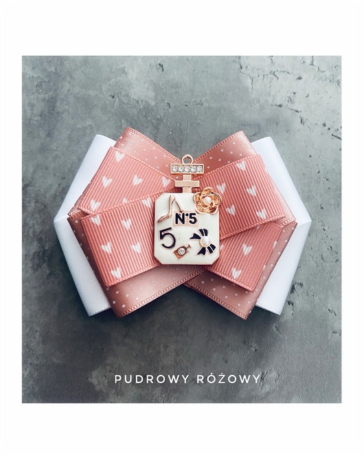 broszki Brosza Pink Peach   z perfumami New