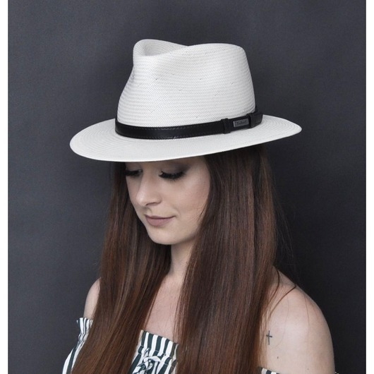 kapelusze damskie Kapelusz damski fedora ROBERTA