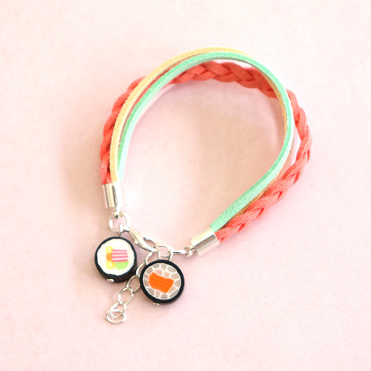 bransoletka sushi dla nastolatki Fimo Lemon Lovely