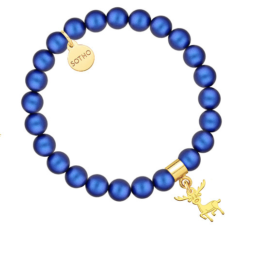 Bransoletka z pereł SWAROVSKI z reniferem SOTHO