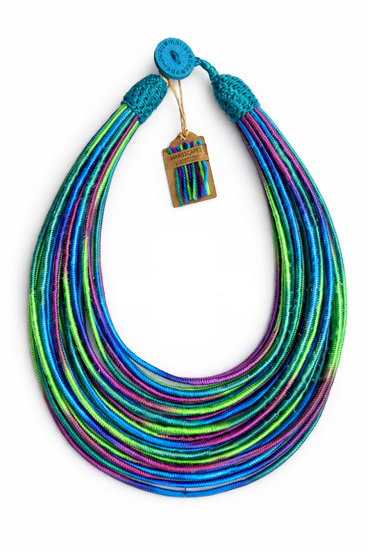 naszyjniki - inne Masajka "Dark Ocean"