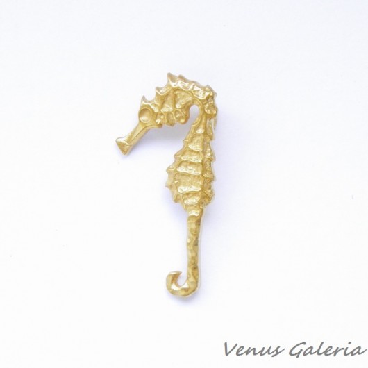 Zawieszka srebrna - Konik morski złoty VENUS GALERIA