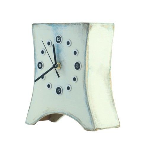 zegarek OldE aRRow biały Clock Wood Studio