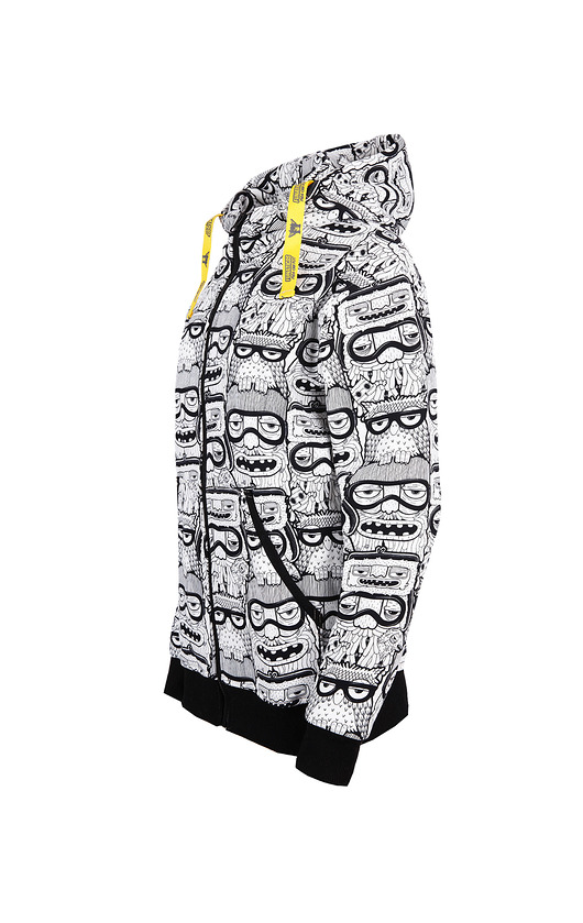 bluzy męskie Bluza rozpinana "Gęby" - unisex.