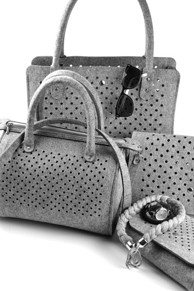 spring/summer collection DotsBasket felt label