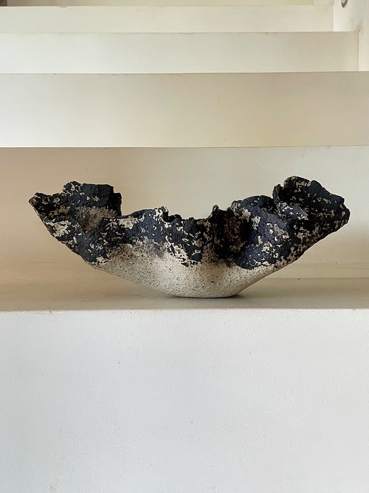 dodatki - różne Duża misa ceramiczna rzeźbiarska Obiekt organiczny handmade