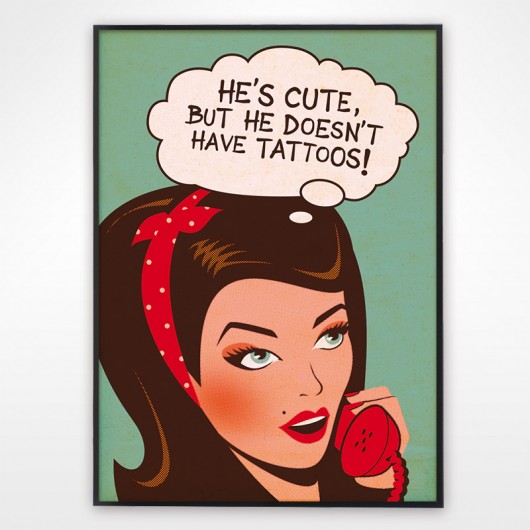 He's cute | 30 x 40 cm Farsz