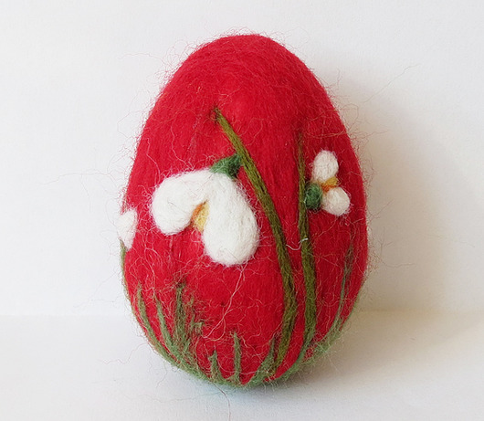 jajka wielkanocne Przebiśniegi  - pisanka na zamówienie