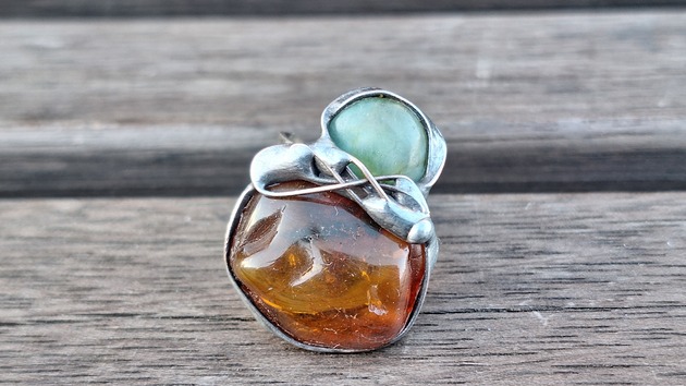 pierścionki - różne Big - pierścionek regulowany