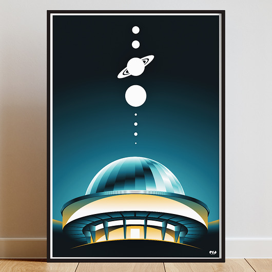plakaty Plakat Planetarium Śląskie - The Dark Side