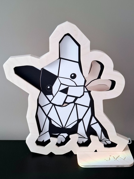 lampy do pokoju dziecka Lampka nocna Unky - BULDOG beż