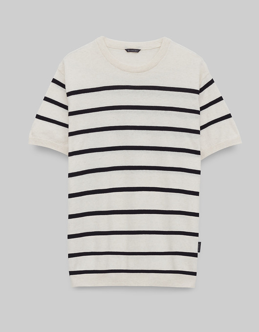 t-shirty męskie T-shirt positano biały b1