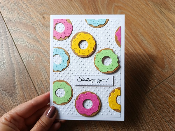 Warsztaty inne Tworzenie kartki okolicznościowej Pączki za pomocą maszyny do wycinania