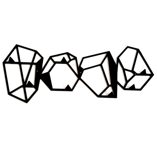 Wieszak na ścianę CRYSTALIGHT decolicious