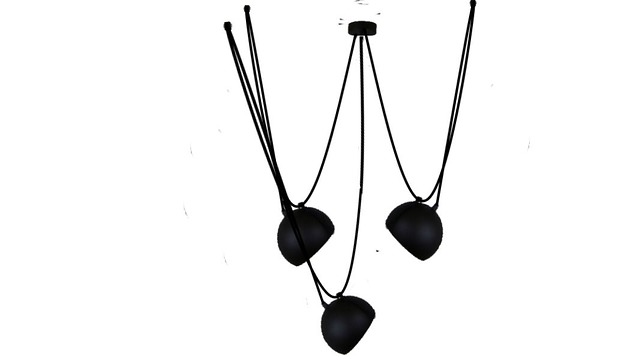 Lampa wisząca Amelie black III 4FunDesign