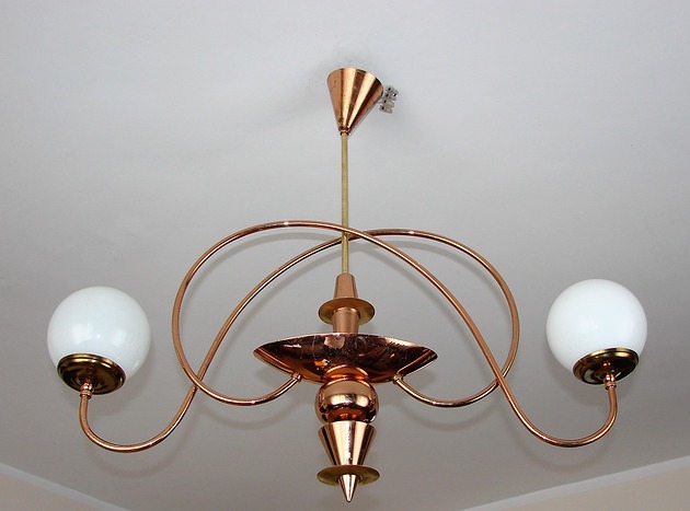 lampy wiszące Żyrandol Mid Century, lata 60