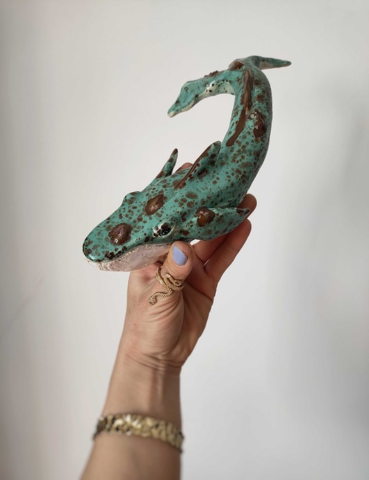 figurki i rzeźby Wieloryb ceramiczny II