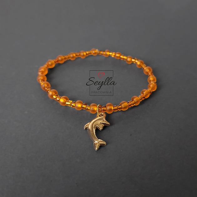 biżuteria dla dzieci Jesienna bransoletka z delfinem