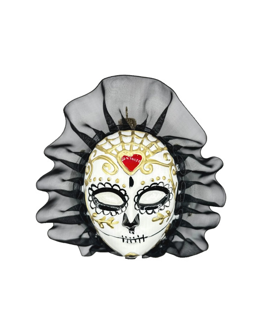 ozdoby choinkowe Bombka choinkowa: Szklana maska karnawałowa: Dia de los Muertos