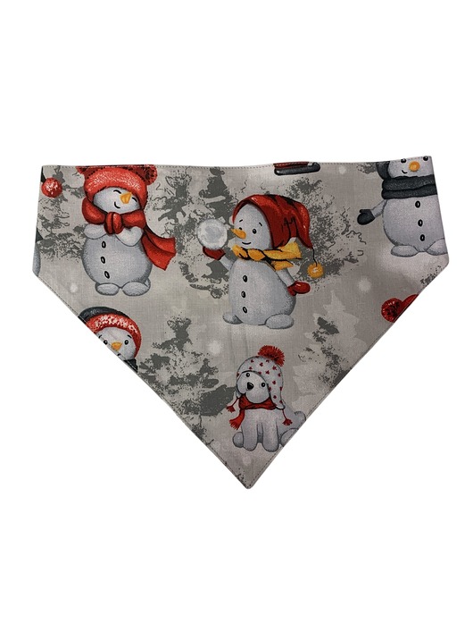 ubranka dla zwierząt Bandana dla psa na gumce  świąteczna rozmiar XL (60-68cm)