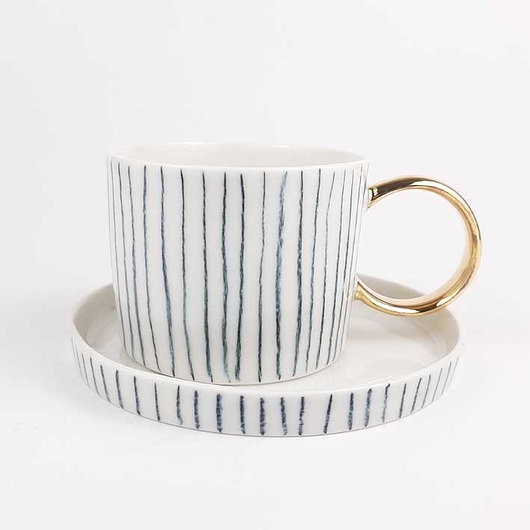 filiżanki Filiżanka porcelanowa B&W pasy