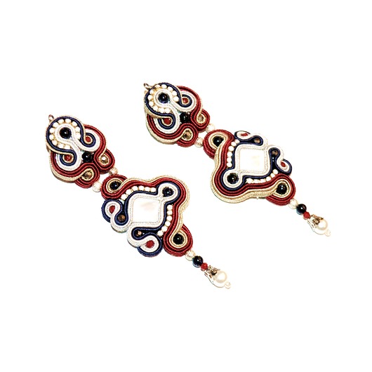 kolczyki soutache Sutaszowe kolczyki BLINK