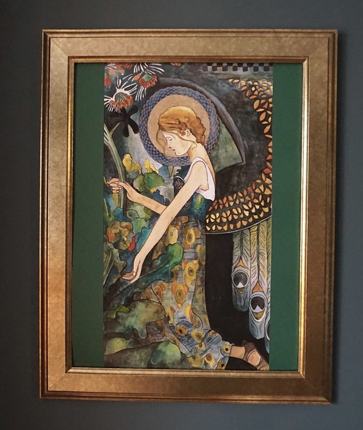 obrazy Obraz "Anioł w Ogrodzie"