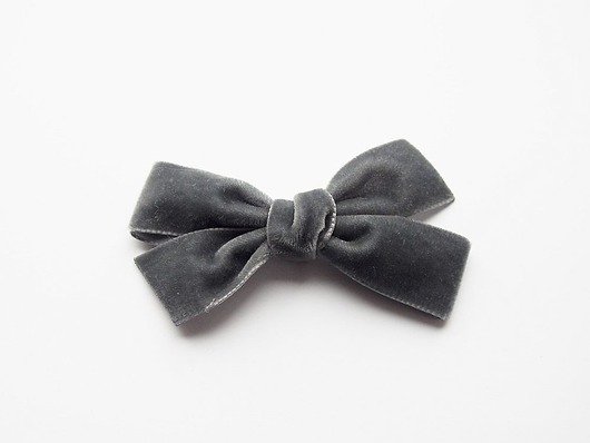 Spinka do włosów kokarda VELVET BOW  Momilio