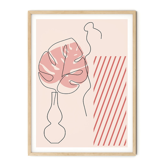 Plakat abstrakcyjny One line no. 13 myscandi