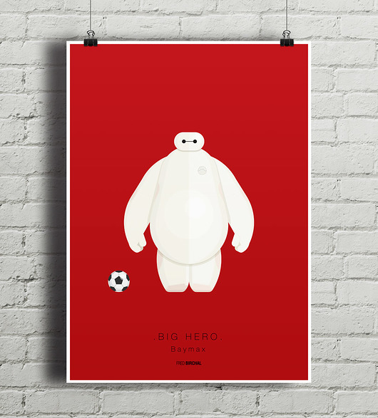 Plakat Big Hero 6  minimalmill