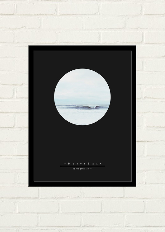 Black Sea Plakat 30x40 GAU Home