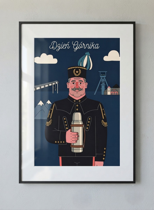 plakaty Plakat dzień górnika 30x40
