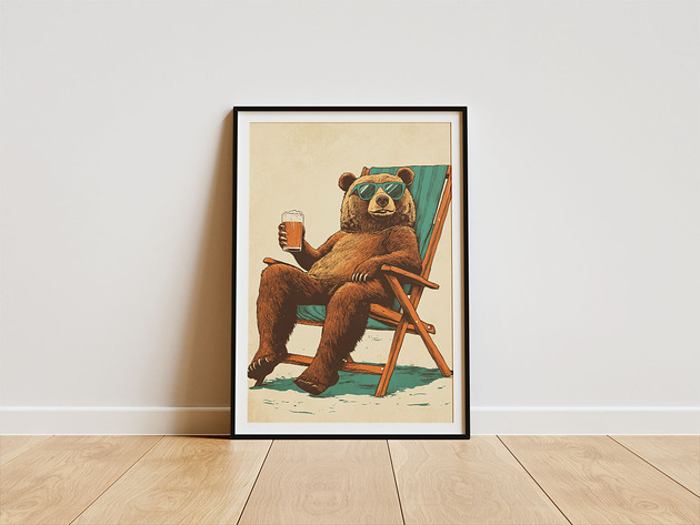 plakaty Plakat - Miś Chillero