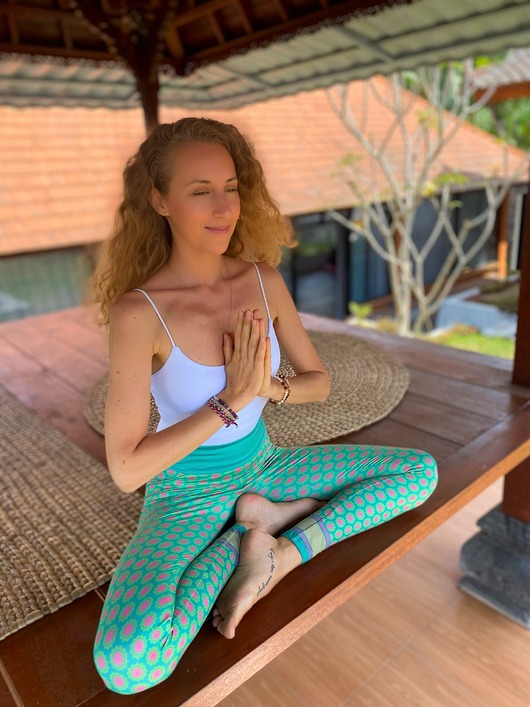 legginsy GREEN HEART Leggings (Anahata Chakra)