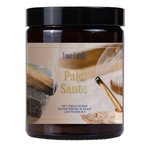świece zapachowe ŚWIECA SOJOWA PALO SANTO 180ml- Your Candle
