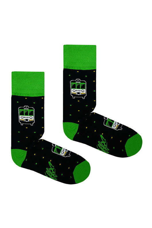 skarpetki męskie Skarpety Traffx EN57 Dots KM czarne