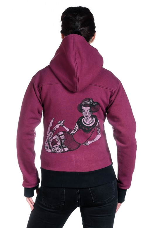 bluza z kapturem damska Rozpinana bluza  The Bassman bawełna organiczna