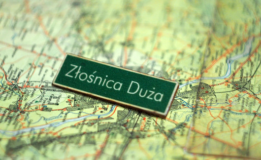 Broszka Miasto Złośnica Duża Made in Forest