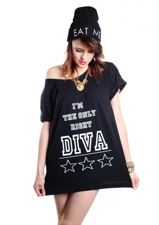 T-shirt DIVA magicboxshop