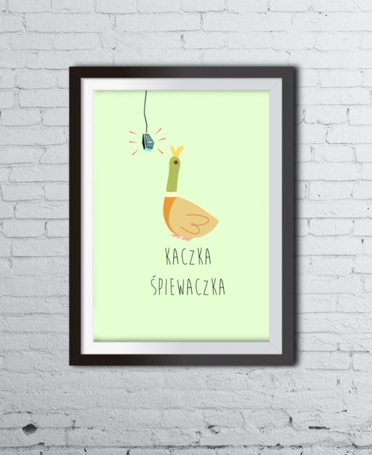 Plakat KACZKA ŚPIEWACZKA A4 Colleco