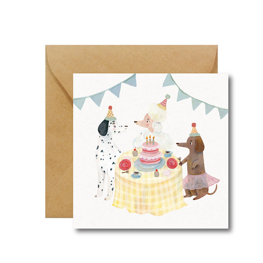 kartki okolicznościowe - wydruki Urodzinowe pieski - kartka na urodziny Hi Little