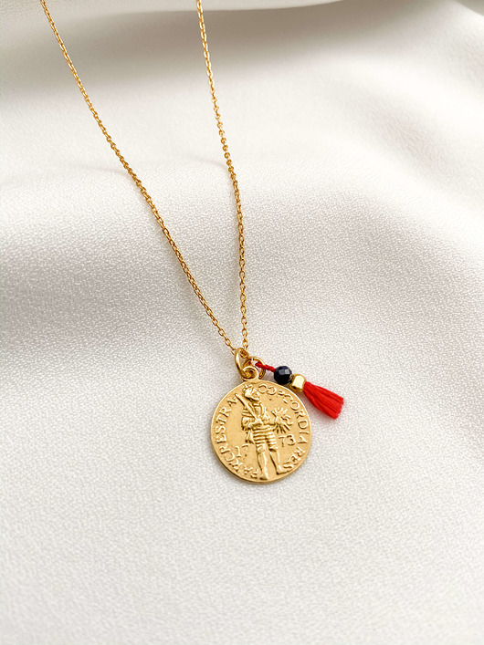 Naszyjnik z monetą Gold Warrior Sistone by MS