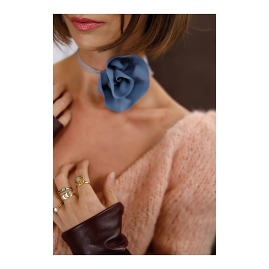 chokery Choker z jedwabiu