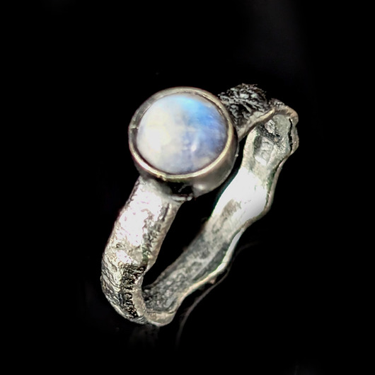 pierścionki srebrne Pierścionek Subtelle moonstone