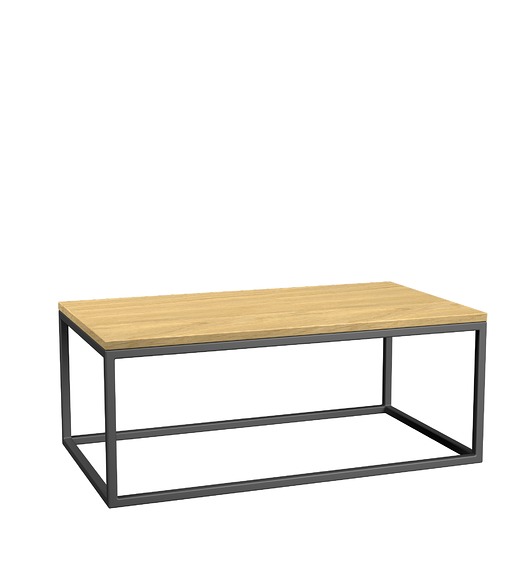stoliki kawowe Stolik kawowy SABLE - minimalistyczna ława metalowa