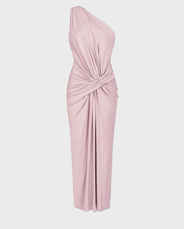 sukienki midi damskie Sukienka Linea pink pastel