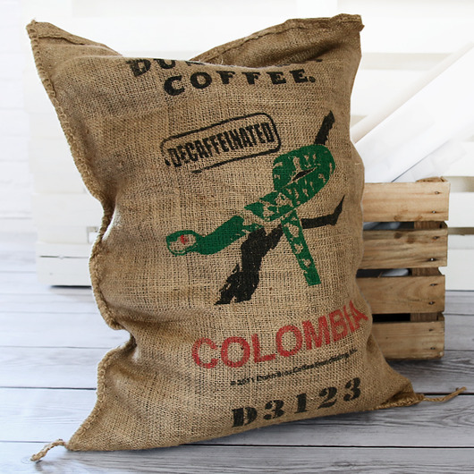 Poducha - Burlap Coffee Bag - Kolumbia Maja Gajewska