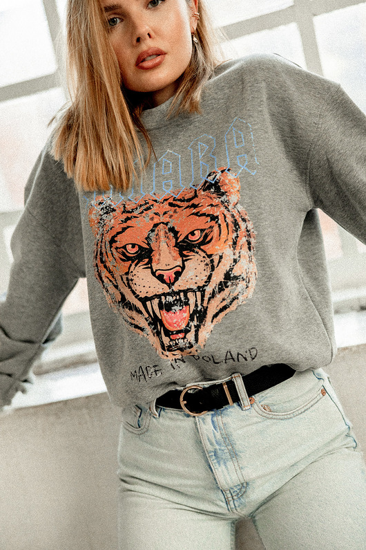 bluza bez kaptura damska BLUZA CHIARA roar od Chiara Poland